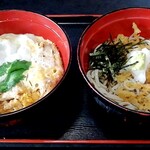 かずさ - カツ丼と冷やしたぬき　９５０円込