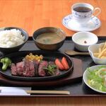 Baitei - 黒毛和牛モモステーキ定食