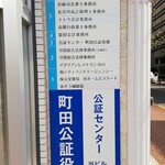 atri - 細長い公証センタービルの２階。小さなエレベーターで上がります。