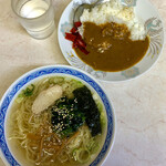 みまつ - 塩ラーメン470円に小カレー250円