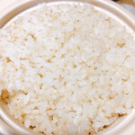 カレー食堂 コロポ  - 分つきご飯　胚芽を残して栄養UP!