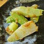 そば処 平石亭 - 「ウドと竹の子」です（5/12UP）