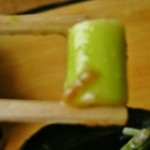 そば処 平石亭 - 「竹の子」食べます直前です（5/12UP）