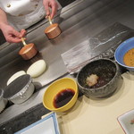 Okayama Hamasaku Teppan Yaki - スープから鉄板で、、、