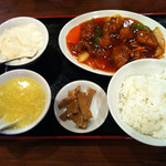 ryuukahantemmizonokuchiten - 酢豚の定食