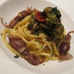 アルチェントロ - 自家製キタッラ、ホタルイカ、菜の花のソース