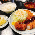 とんかつこぶた - ロースとんかつ定食