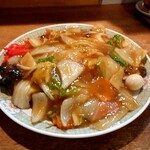 中華の華山 - あんかけ焼きそば