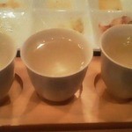酒庵　酔香 - 120510東京　酔香　奈良の酒飲み比べ（花巴、百楽門、風の森）実物