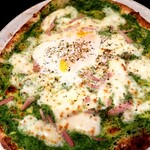 ◎Pizza Gusti...Egg topped pizza