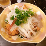 居酒屋ハイカラ - 唐揚げ土佐風ポン酢タタキ