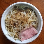 麺屋CHIKUWA - 濃厚煮干そば(レンジアップ前)