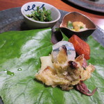 【季節の前菜盛り合わせ】