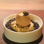 ラ カンロ - ① Amuse：卵黄 カシューナッツ