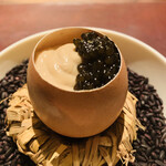 ラ カンロ - ① Amuse：卵黄 カシューナッツ