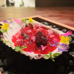 ラ カンロ - ③ Cousuous：赤貝 山葵菜