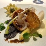 2020.2.  オマール海老とホワイトアスパラガス　アメリケーヌソース