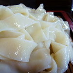 ちどり - ひもかわうどん　アップ