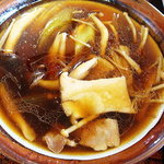 ちどり - つけ汁　きのこ南蛮