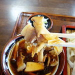 ちどり - つけ汁　きのこ南蛮