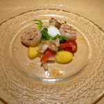 ル・ジャルダン - 白バイ貝とホタテのサラダ