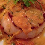 ビストロ ダイア - でかいホタテ♪主人のﾊﾞｰｽﾃﾞｰ♪