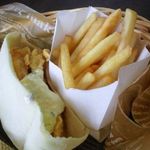 水呑カフェボヌー - ピタパンバーガーモーニング