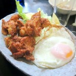 きこり食堂 - とりの唐揚げ目玉付