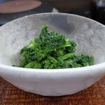 桶家乃隠居 - 菜の花のからし和え