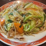 四川 - 餡かけ焼きそば