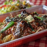 ベイカナーズ - takeout用 ナスとほうれん草のミートソース