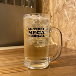 駅前酒場 まるゆう - メガジムビームハイボール
