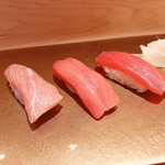 真寿司 - 鮪三貫