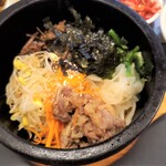 百済カルビ - 日替わり定食：プルコギ石焼ビビンバ