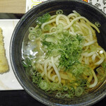 香の川製麺 - かけうどん3玉+イカ天 計440円税込