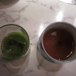 蔓牛 - 野菜ジュースはほぼリンゴ味