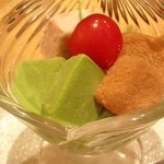 和彩　そあら - 抹茶アイス、桜アイス、佐藤錦サクランボ