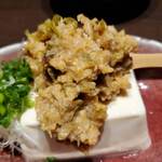 Hijiribashi Torifuku - 鶏味噌やっこ