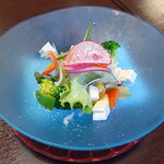 Nihonryouri Shigenoya - 卸しチーズと柚子サラダ
