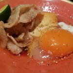 鳥茂 - 黒豚のすき焼き