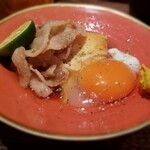 鳥茂 - 黒豚のすき焼き