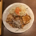 五穀 - 生姜焼き定食980円＋税