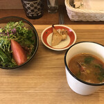 クレア - ランチセット/あさりのスープ