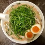 来来亭 - ・葱ラーメン 940円/税込
            (硬め、濃いめ、多め、脂)
            ・味玉子 110円/税込