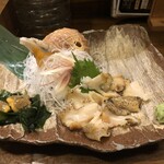 居酒屋食堂さわ７ - ツブ貝刺身