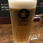 居酒屋食堂さわ７ - 生ビール