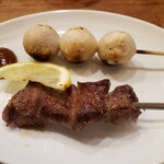 焼鳥風 - 里いも　牛タン