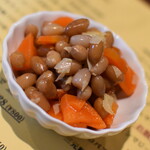 ワインバー バッカス - 茹でた落花生と湯葉の中華風和え物（５５０円）２０２０年３月