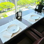 アロマフレスカ - 一番いい席を用意してくれてました