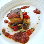 アロマフレスカ - 琉球豚のカリカリ焼き　カポナータ添え